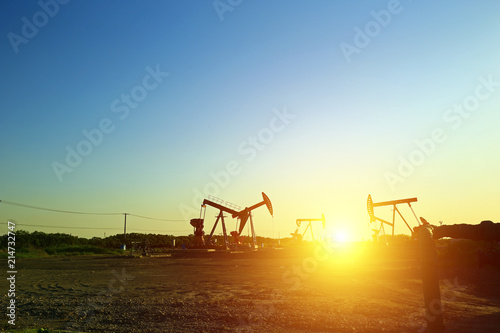 The oil pump  industrial equipment