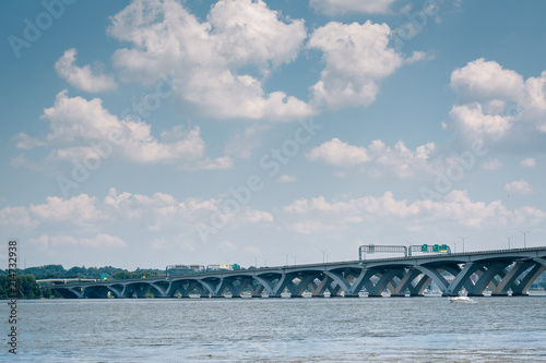 The Woodrow Wilson Bridge, in Alexandria, Virginia © jonbilous