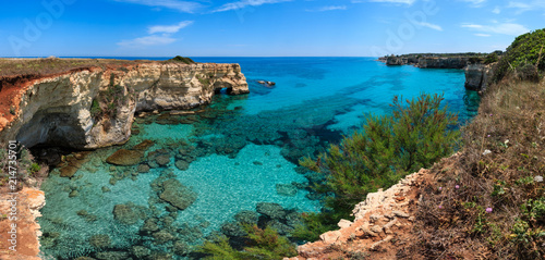 Faraglioni at Torre Sant Andrea, Italy