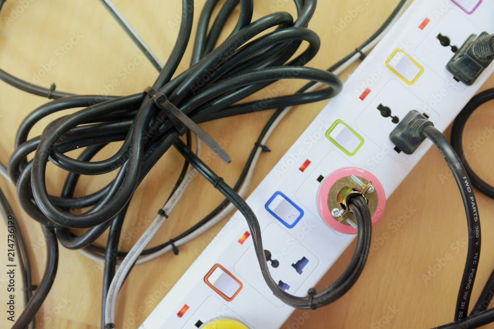 Extension lead, eatension cable, extension cord for extending plug with