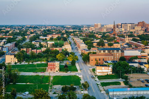 View of East Baltimore, Maryland © jonbilous