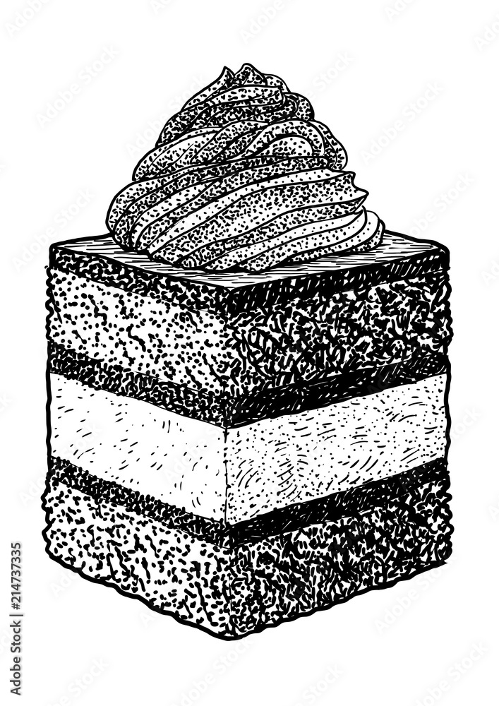 Whipped Cream Drawing