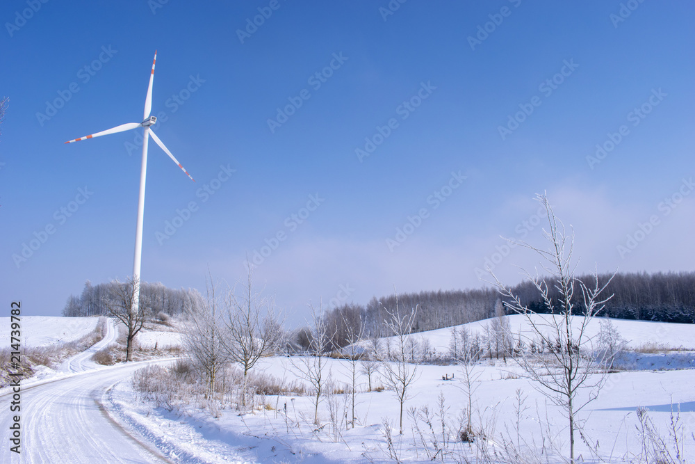 Zima na Mazurach, Gołdap, Polska