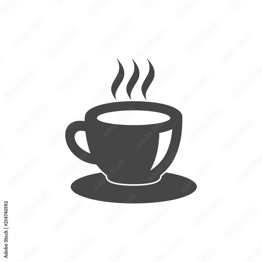 Coffee Tea Cup logo vector design Coffee Tea Cup logo vector design