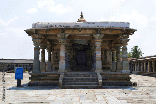 Ranganayaki  Andal  temple situated in the North West to Chennakeshava temple. Belur  Karnataka. View from East.