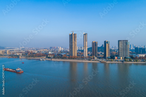 Nanjing City, Jiangsu Province, urban construction landscape