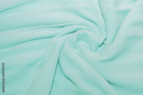 Gently green fabric texture and background photo