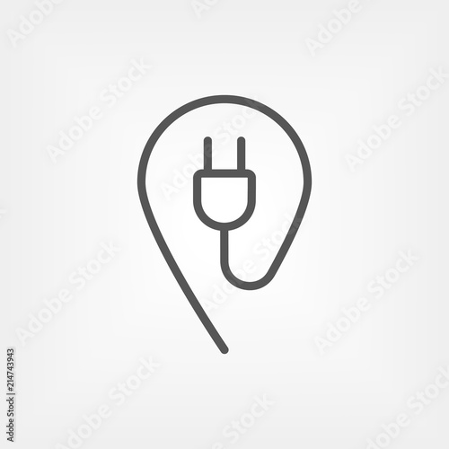 Electric charger pointer