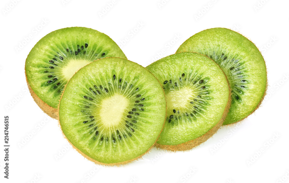 Fototapeta premium kiwi isolated on white background