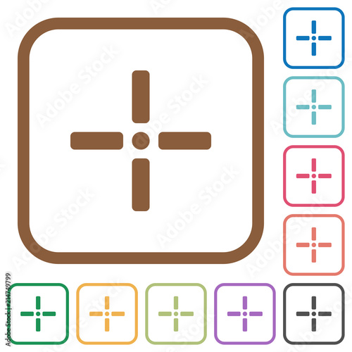 Precise cursor simple icons