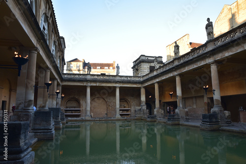 Bains romains à Bath, Angleterre
