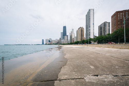 View of the skyline, in Chicago, Illinois