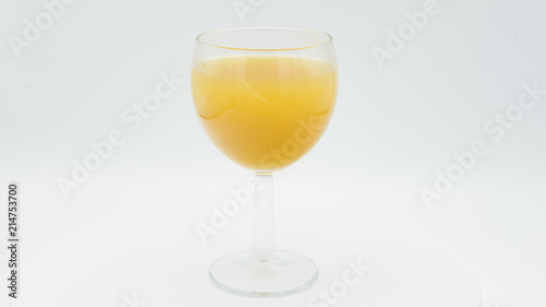 Orange juice isolated