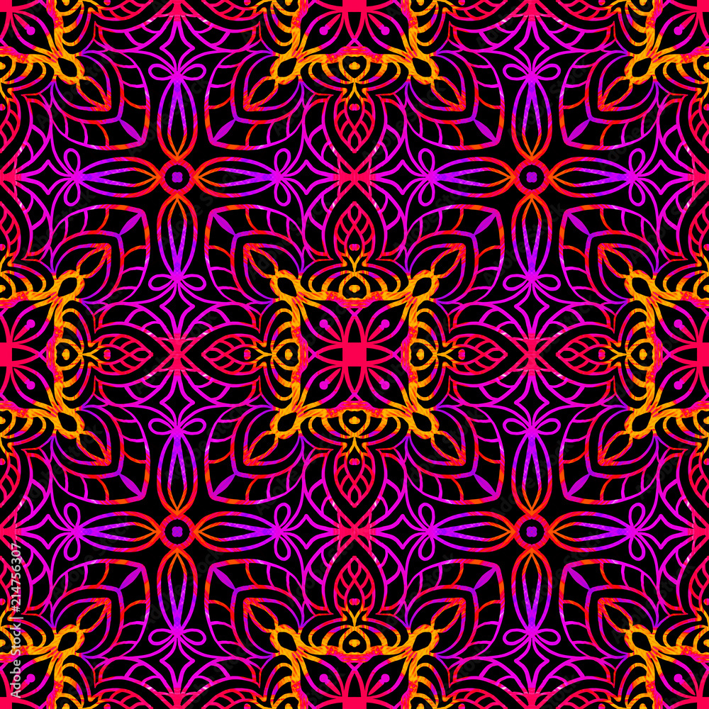 Seamless pattern in retro style