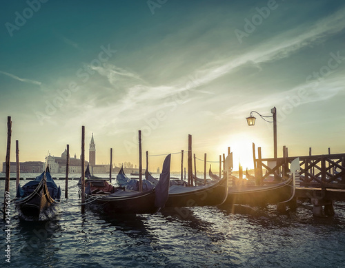 Beautiful Venice view under sunlight.