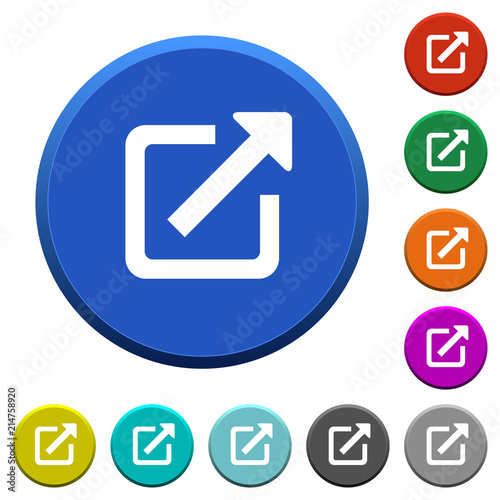 External link beveled buttons