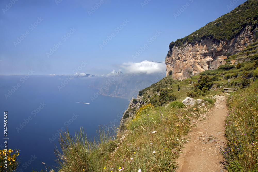 View of the Amalfi Coast from the Walk of The Gods