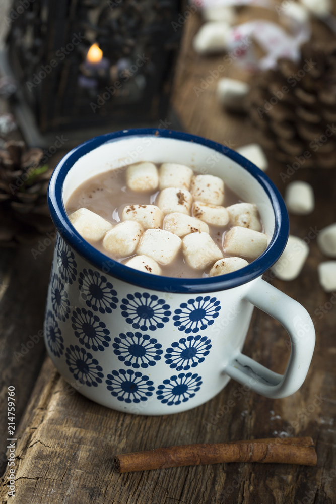 Cocoa drink with marshmallow Cocoa drink with marshmallow