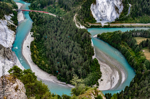 Rheinschlucht Graubünden / Schweiz