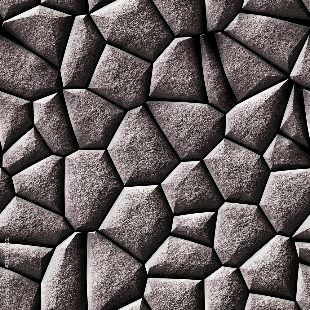 Seamless gray rocks texture, wall with rock in gray color Seamless gray rocks texture, wall with rock in gray color