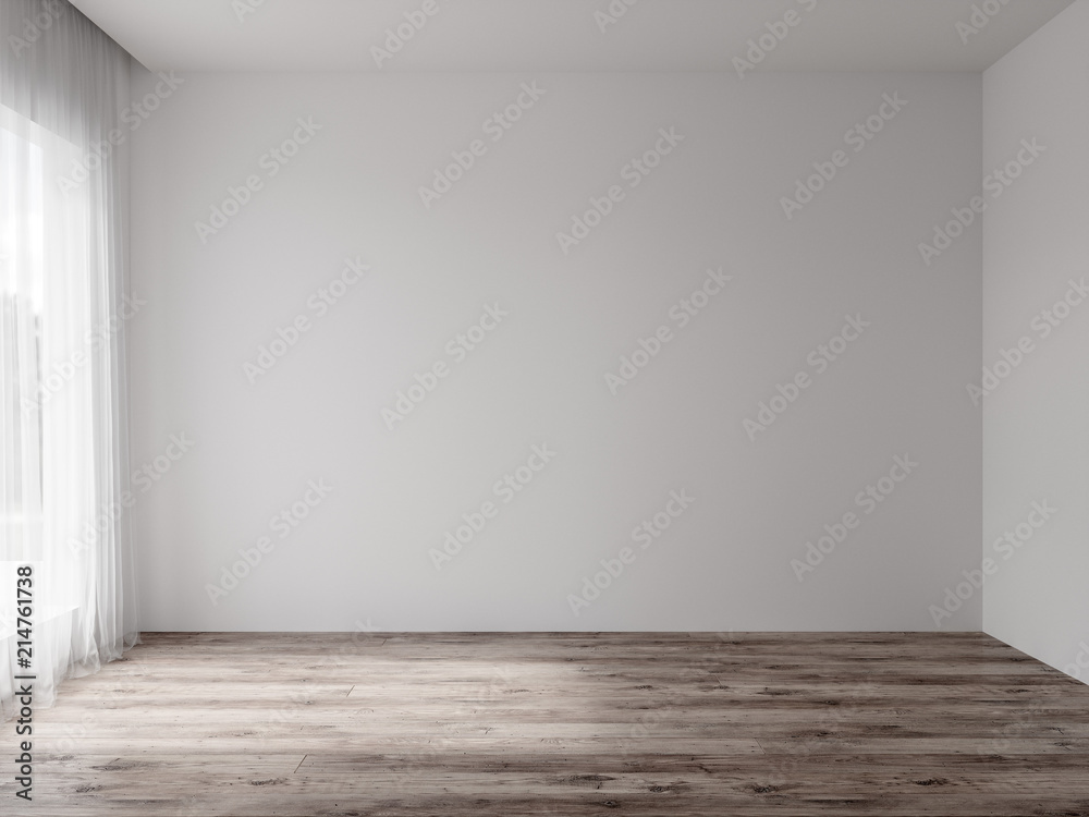 3d render of interior with transparent tulle 3d render of interior with transparent tulle