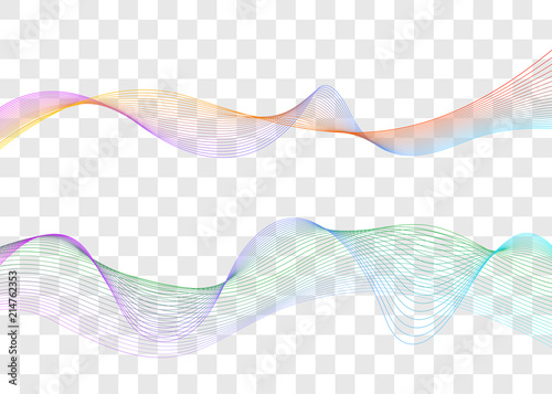 Sound wave, music waveform photo