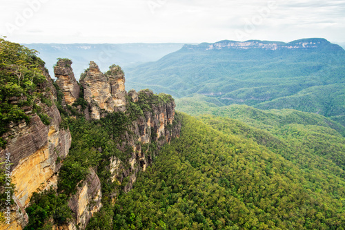 The Three Sisters in Blue Mountains in Australia.