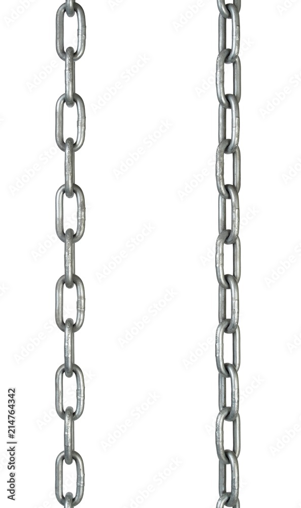 Steel chains hanging Steel chains hanging