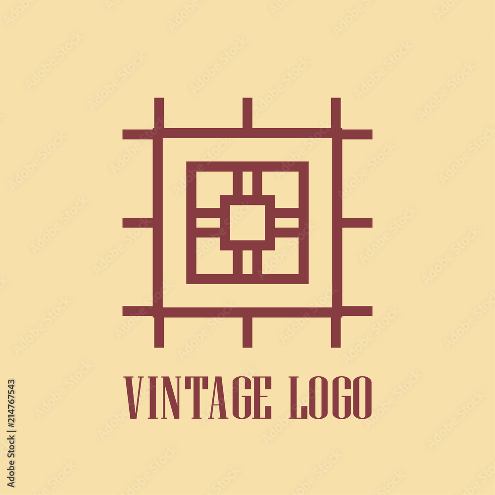 Fototapeta premium Art Deco Logo