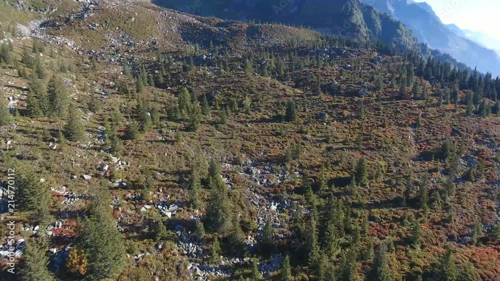 Le Truc vue par drone, 74, haute savoie, France