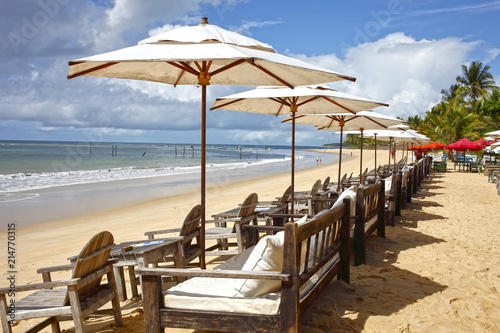 Beach Chair and Umbrella