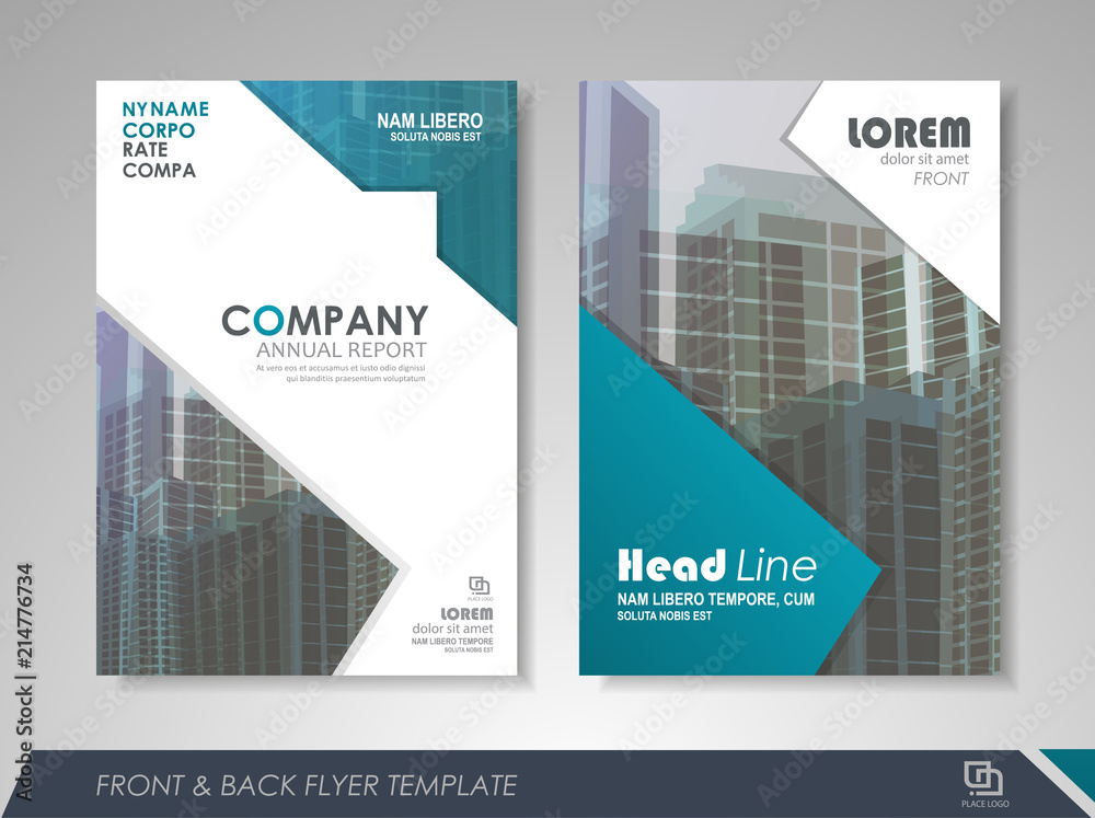 Brochure layout design template Brochure layout design template