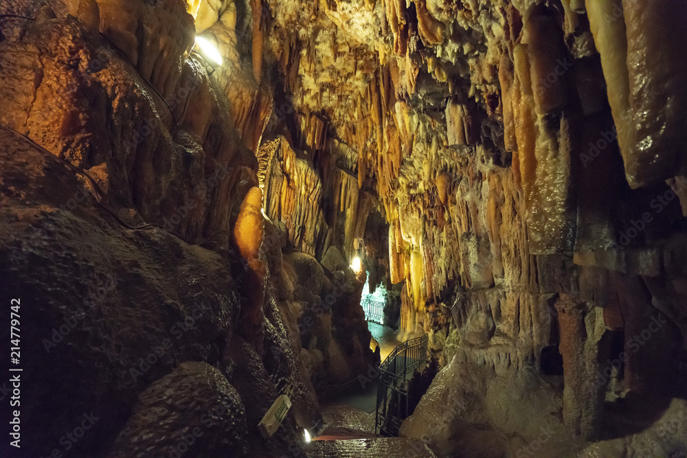 Drogarati Caves in KEfalonia Island Greece exploring