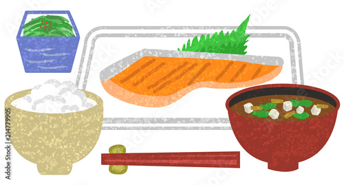 朝食　手描き風