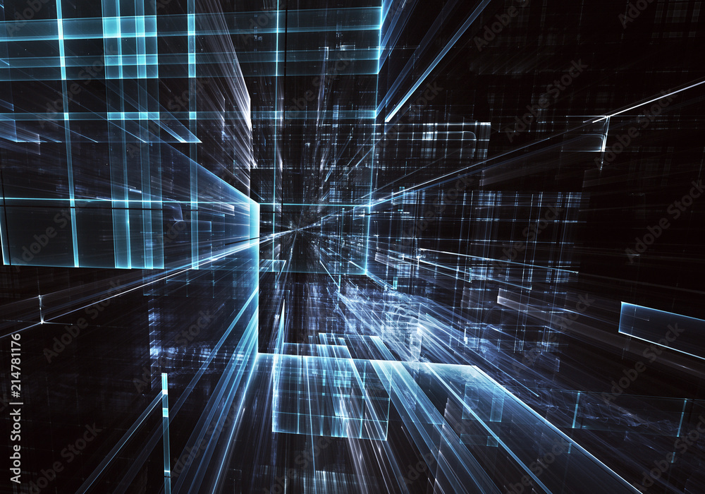 Abstract technology 3D illustration Abstract technology 3D illustration