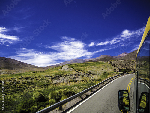 Obraz na płótnie Scenery of Salta region in Argentina view from the road w salonie