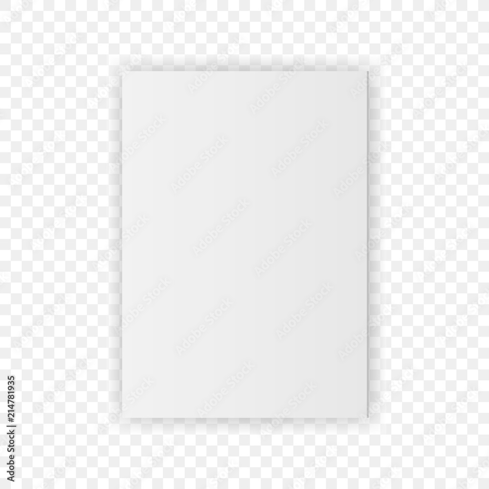 Vector blank white paper C4 envelope with transparent background. Vector blank white paper C4 envelope with transparent background.