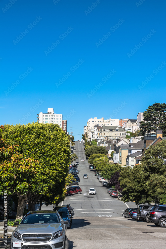 Pierce Street in San Francisco, California