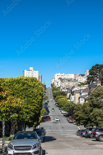 Pierce Street in San Francisco, California © pikappa51