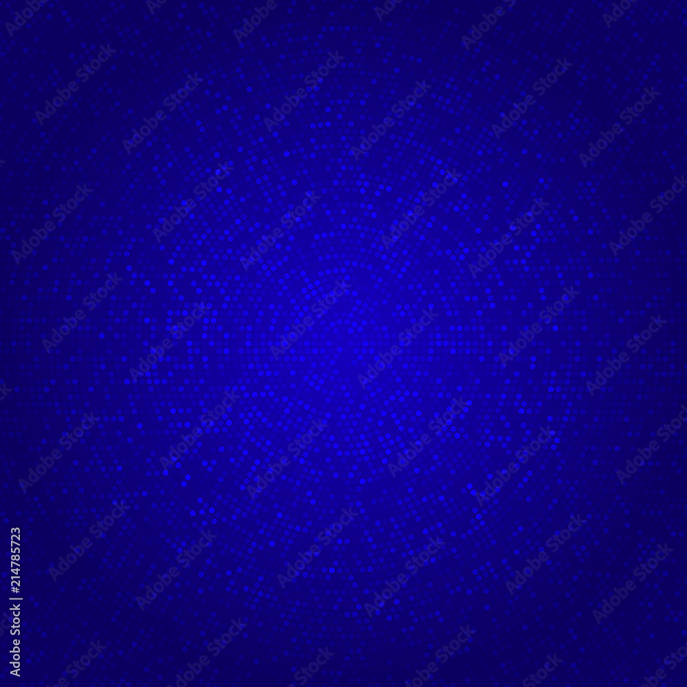 Obraz premium Abstract blue dot mosaic background