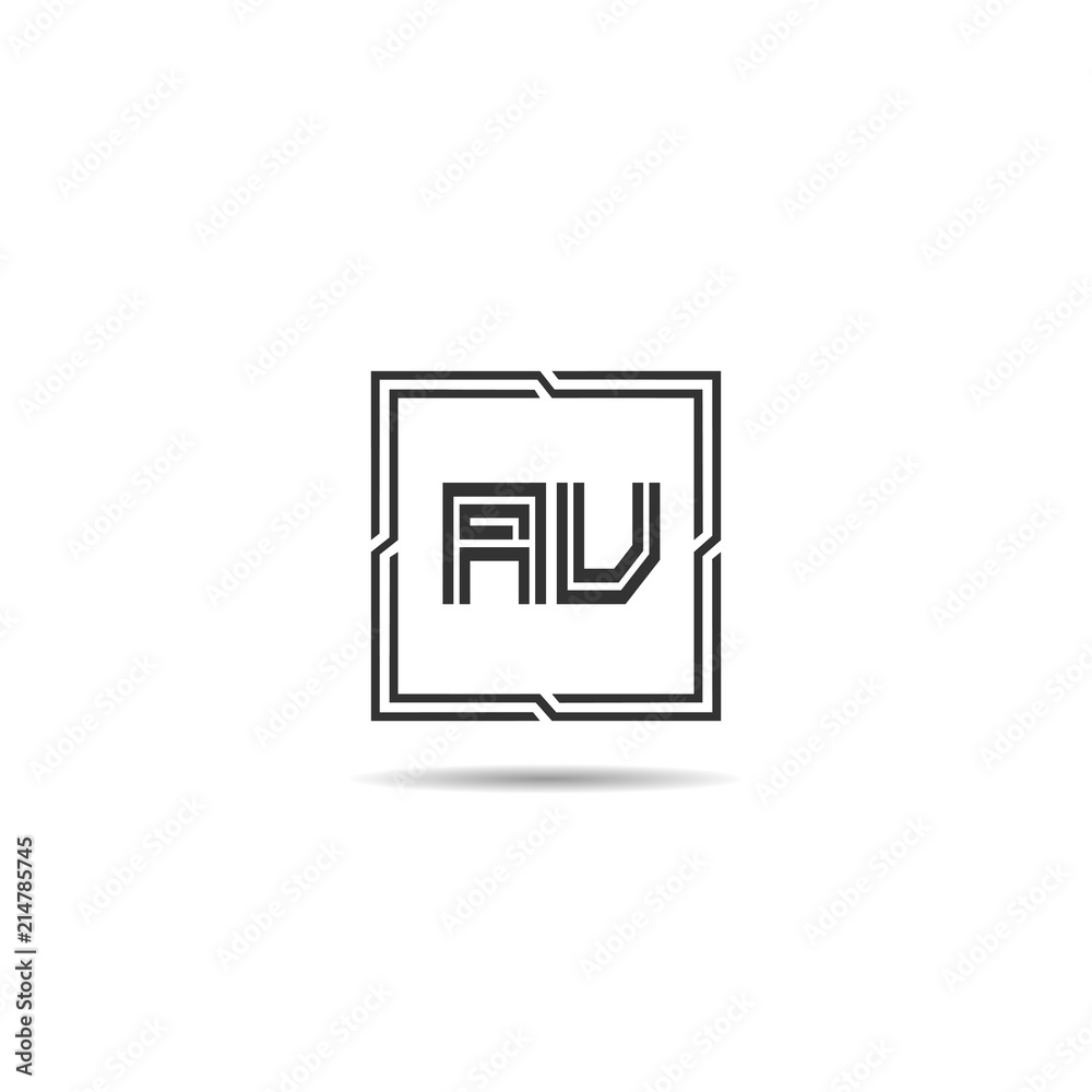 Initial Letter AV Logo Template Design Initial Letter AV Logo Template Design