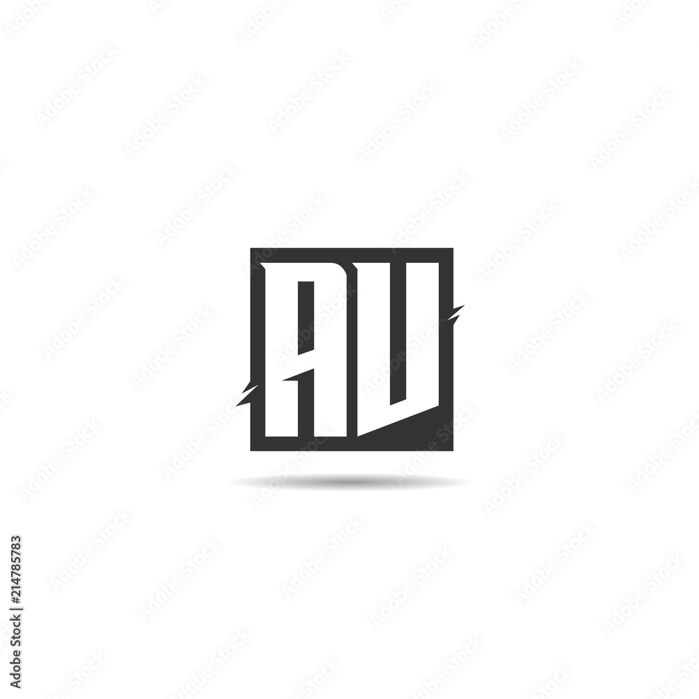 Initial Letter AV Logo Template Design Initial Letter AV Logo Template Design
