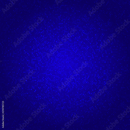 Abstract blue dot mosaic background