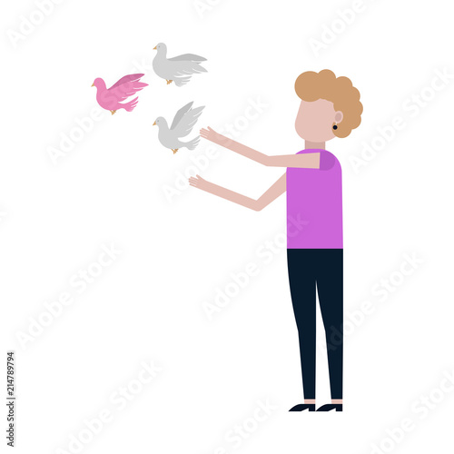 Woman Releases Dove icon