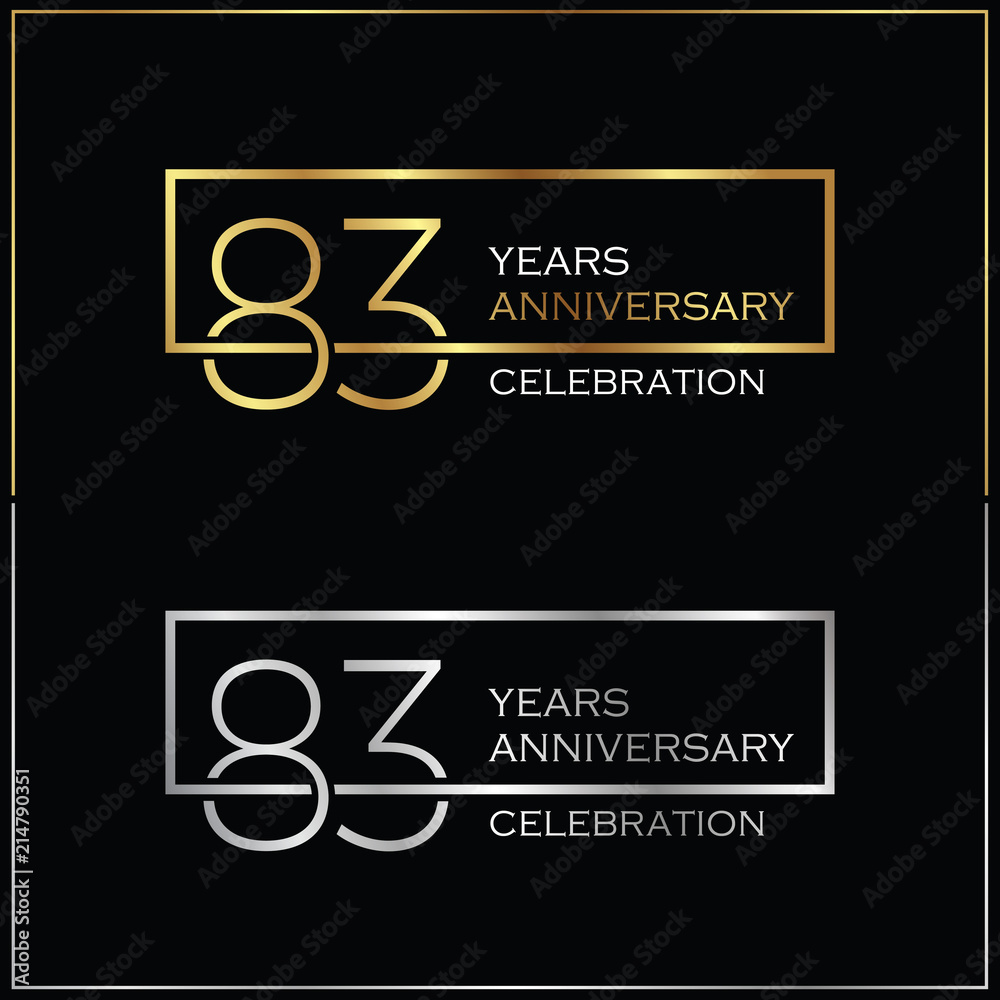 83rd years anniversary celebration background 83rd years anniversary celebration background