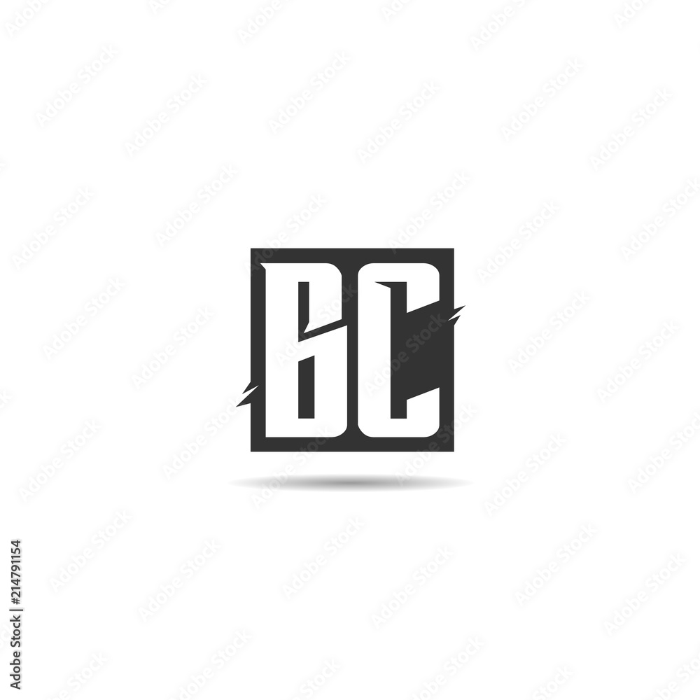Initial Letter BC Logo Template Design Initial Letter BC Logo Template Design
