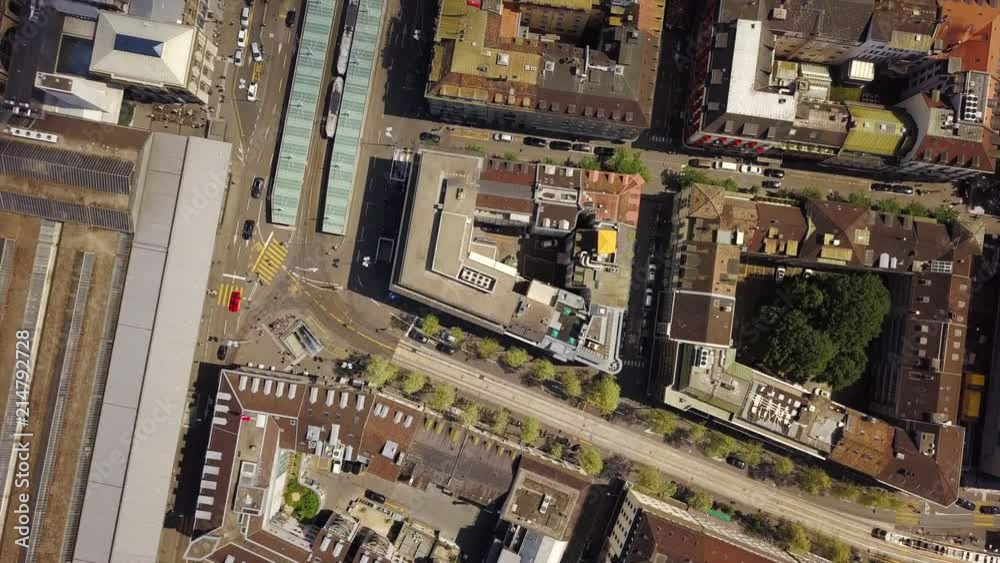 sunny day zurich city center aerial down view 4k switzerland
sunny day zurich city center aerial down view 4k switzerland