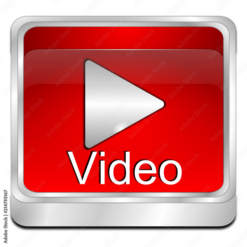Play Video Button - 3D illustration Play Video Button - 3D illustration