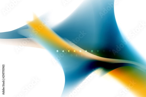 Holographic fluid colors flow, colorful liquid mixing colours motion concept