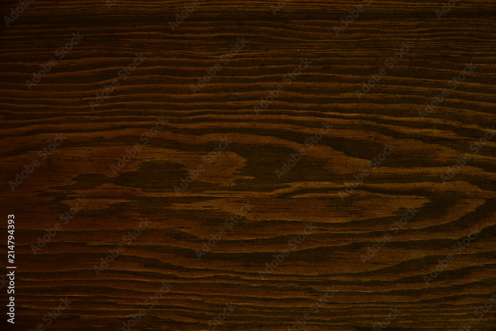 Dark brown wooden texture. - obrazy, fototapety, plakaty 